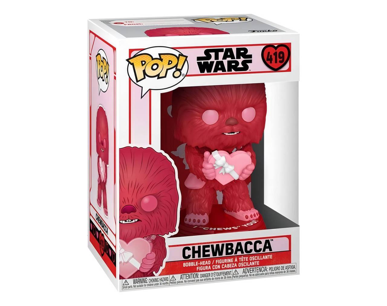 Chewbacca - Star Wars: edición San Valentin Pop! Vinyl