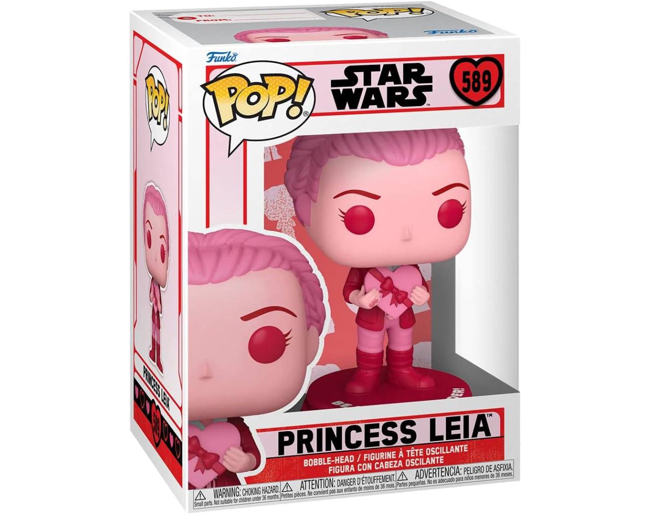Pricess Leia - Star Wars: edición San Valentin Pop! Vinyl
