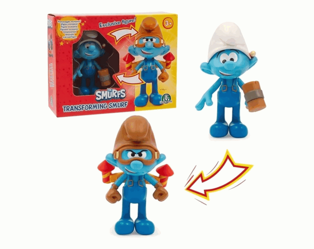 Pitufo Inventor Transformable the Smurfs  - Set de juego