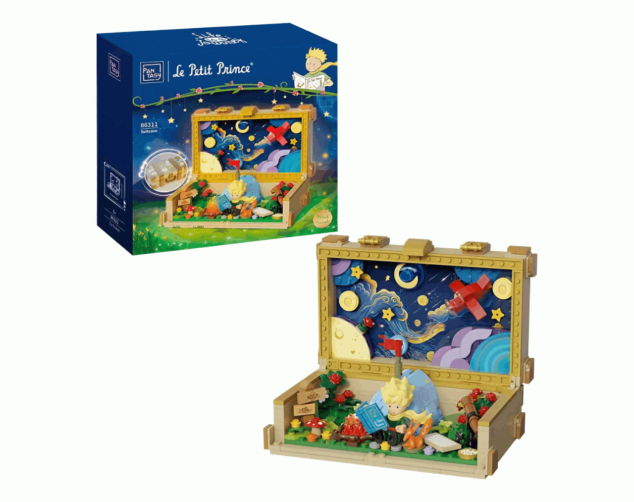 Maleta de El Principito: (Set de construcción) Pantasy 