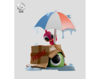 Box Turtle & Bird Blind Box (Cajita sorpresa) - Kaleidos Creative