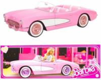 Barbie The Movie: Auto Corvette Rosa Clásico (4 Asientos) - ¡Edición Especial!